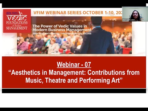ISOL Research Foundation: Vedic Foundation of Indian Management: VFIM Webinar 7