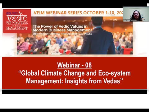 ISOL Research Foundation: Vedic Foundation of Indian Management: VFIM Webinar 8