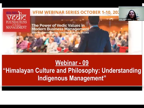 ISOL Research Foundation: Vedic Foundation of Indian Management: VFIM Webinar 9